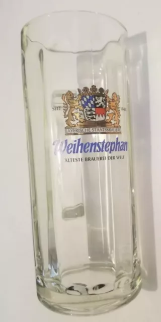 Weihenstephan Beer Stein Bier Glass Glas German made by Rastal