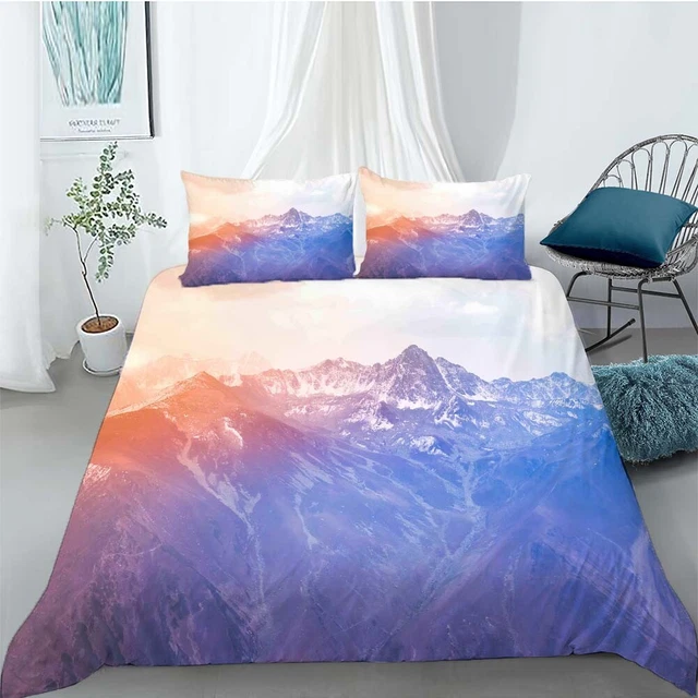 BROKEN BUD ORANGE 3D Printing Duvet Quilt Doona Covers Pillow Case