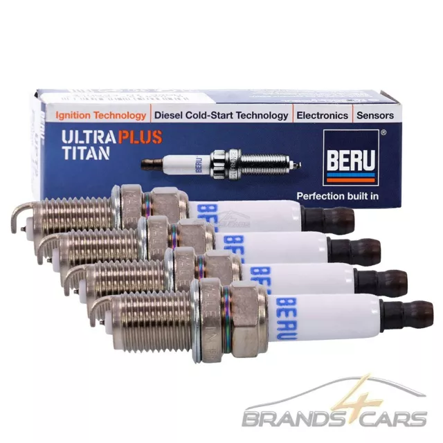 4x BERU ZÜNDKERZE ULTRA TITAN FÜR MERCEDES C-KLASSE W202 S202 W203 CL203