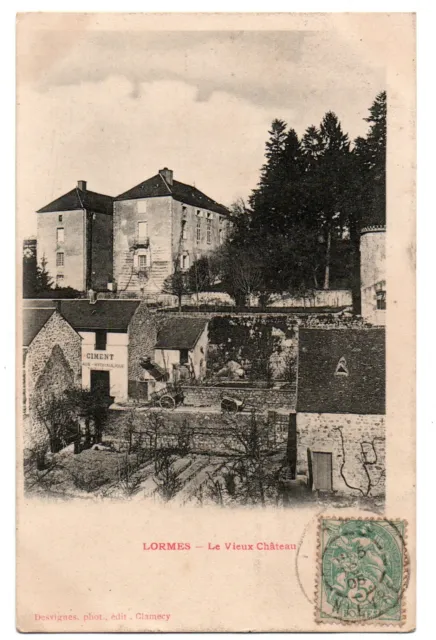 CPA 58 - LORMES (Nièvre) - Le Vieux Château