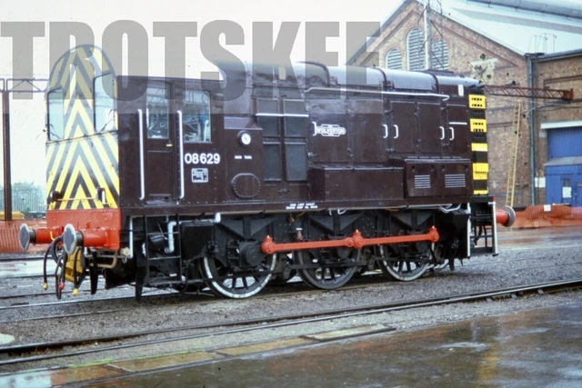 35MM SLIDE BR British Railways Diesel Loco Class 08 08629 1993 ...