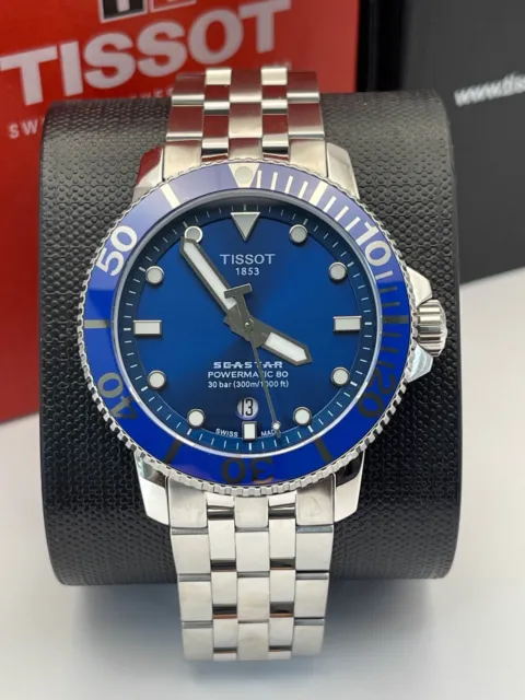 Tissot Seastar 1000 Powermatic 80 Blue Dial Automatic Watch T120.407.11.041.00