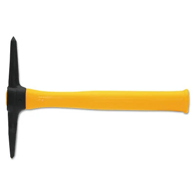 Chipping Hammer, 12 In, 16 Oz Head, Cross Chisel and Pick, Plastic Handle Lenco