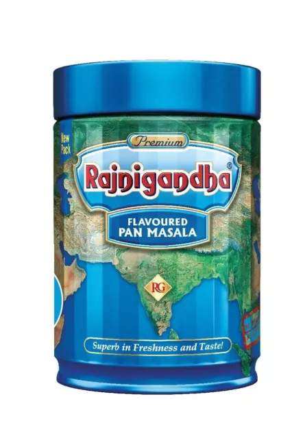 Lata de Rajnigandha Pan Masala | Paquete de 02 | 100 g cada uno | Sabor...