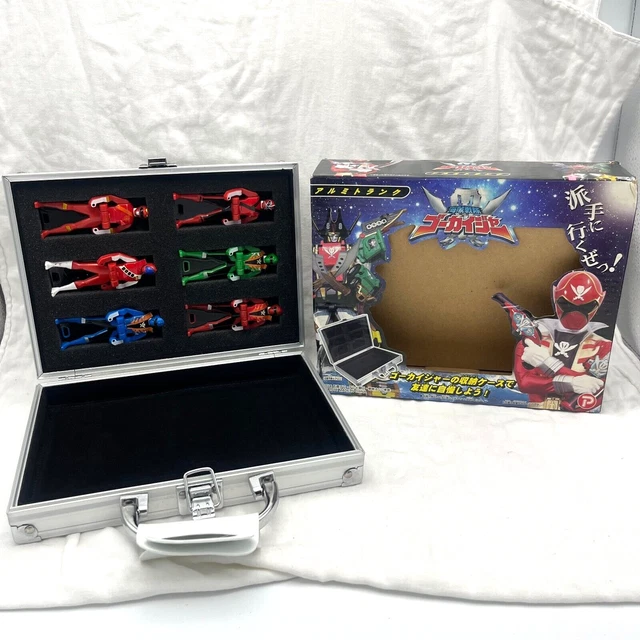POWER RANGERS SUPER Megaforce Gokaiger Ranger Key 6p set & attache case ...
