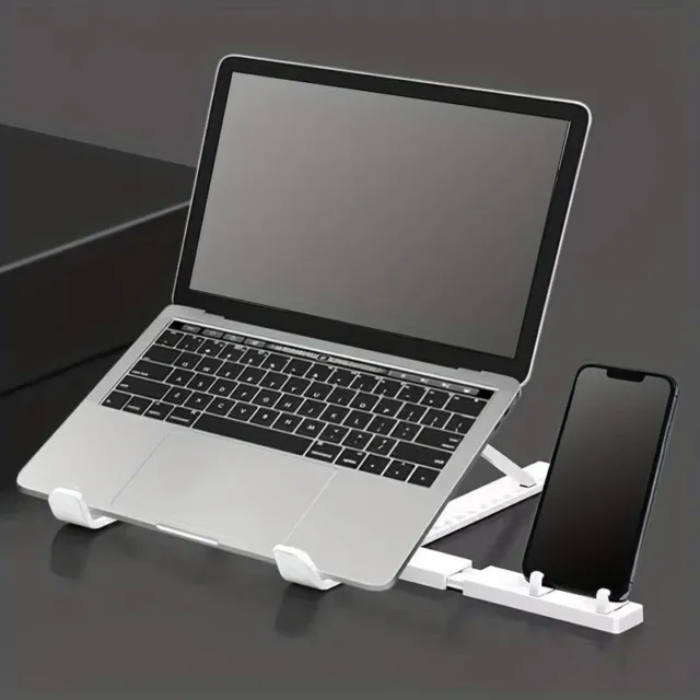 Supporto 2 In 1 Pc Computer Portatile Smartphone Laptop Stand Tablet Regolabile