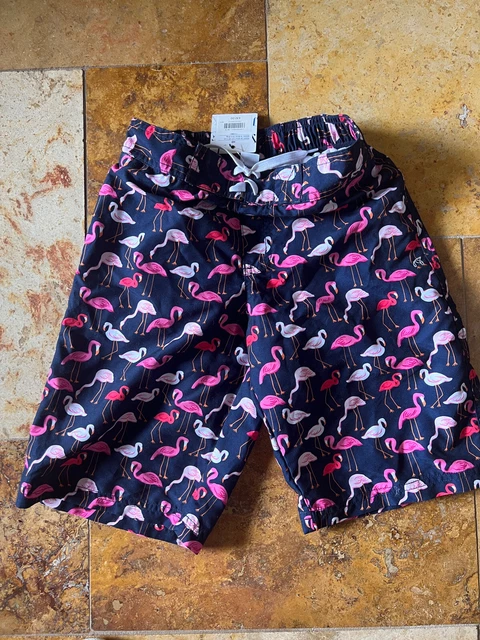 NWT JANIE & JACK FLAMINGO SWIM TRUNK Size 10