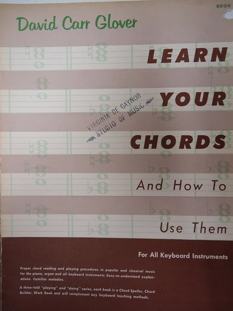 View of LEARN YOUR CHORDS and How to Use Them for All Keyboard Instruments - Proper ... £9.08 - PicClick UK