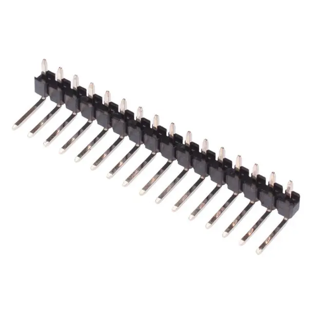 50 x 16-Way Right Angle Male Header 2.54mm