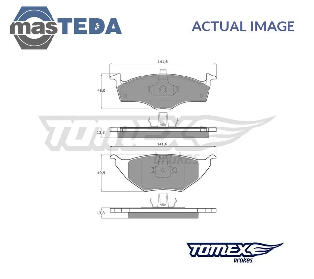 Tx 17-10 Brake Pads Set Braking Pad Front Tomex Brakes New Oe Replacement