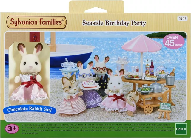 Geburtstag IN Strand Spielset Mädchen Kaninchen Sylvanian Families EPOCH 5207