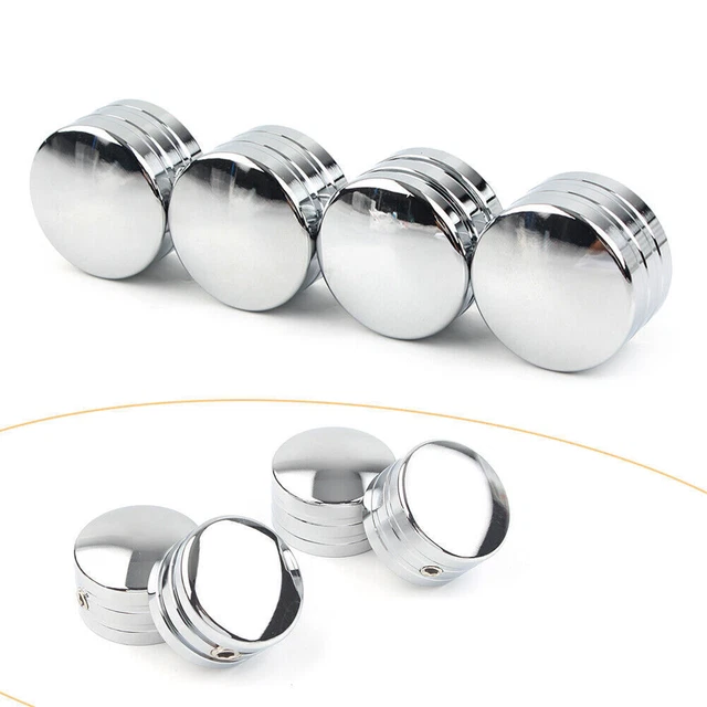 4pcs Spark Plug Head Bolt Cap Cover Plug for Harley Twin Cam Models 99-17 Chrome