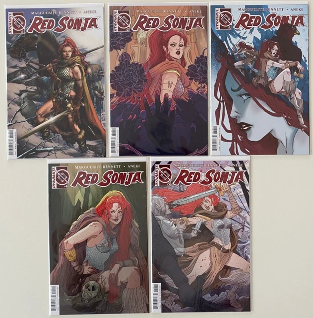 Red Sonja Volume 3 (2016) #1-5 Dynamite Comics NM Marguerite Bennett