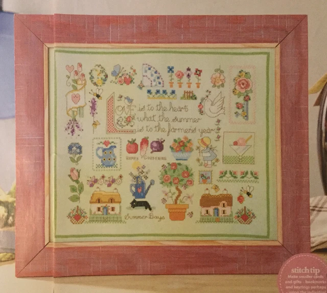 Cross Stitch Chart - Summer Sampler