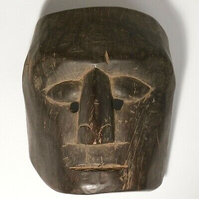 Vintage Nepalese Hill Tribal Shaman's Wooden Mask 2