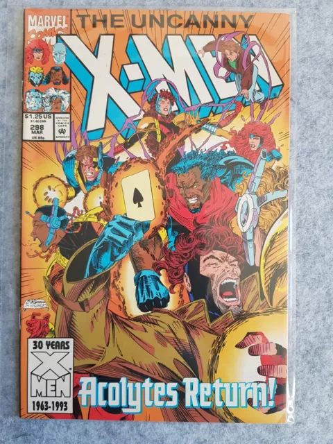 The Uncanny X-Men  #298 Vo   Marvel Comics 1992 High Grade Usa Key