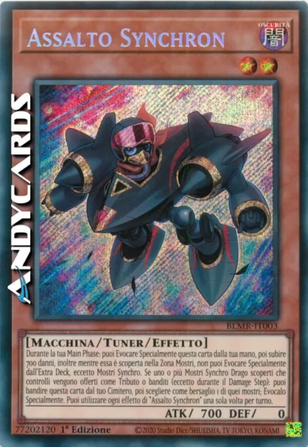 ASSALTO SYNCHRON • (Assault Synchron) • Segreta • BLMR IT003 • 1Ed • Yugioh!