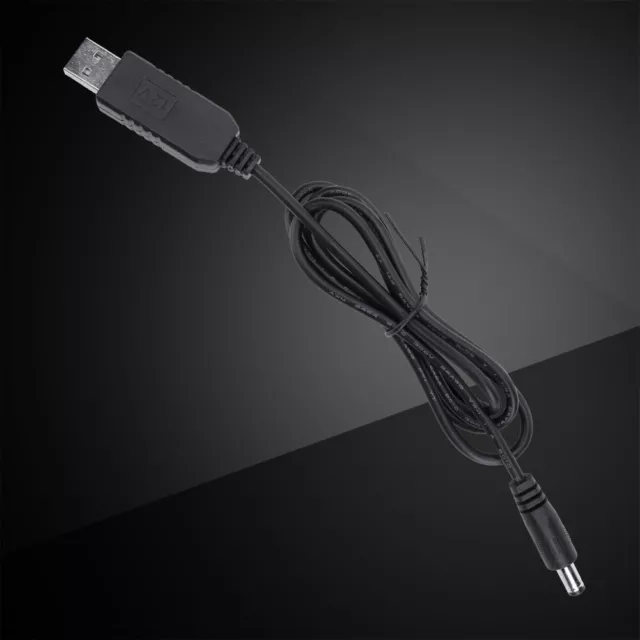 USB Power Boost Line DC To DC 5V/9V/12V USB Step-Up Voltage Line 2.1x5.5mm Plug 3