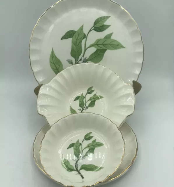 WS George Bolero Floral China Four Piece Place Setting Vintage 1950s B8760