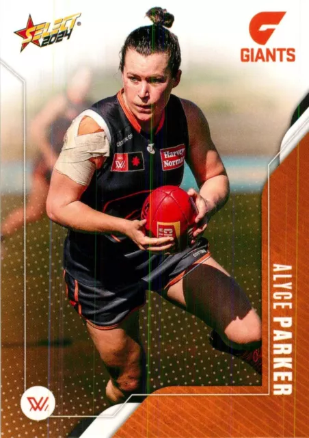 Carte GWS Giants AFLW Select Footy Stars 2024 - Alyce Parker