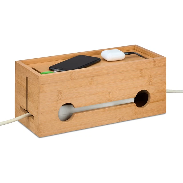 KABELBOX KABELMANAGEMENT BOX Steckdosenbox Kabel verstecken Kabelkiste ...