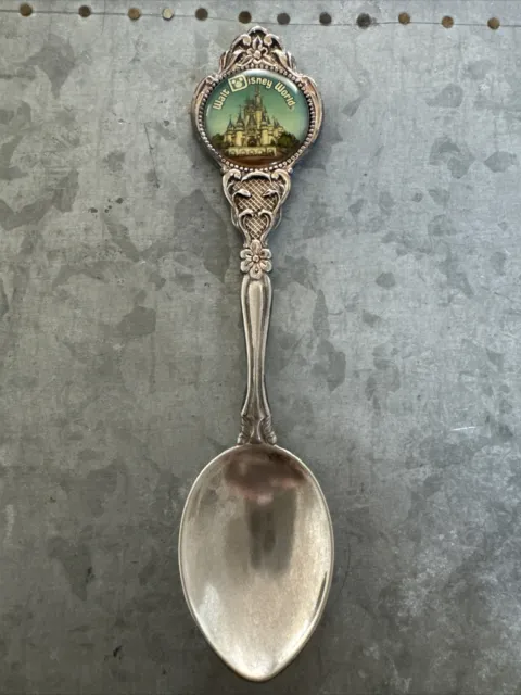 Vintage Walt Disney World Cinderella’s Castle SilverPlate Souvenir Spoon