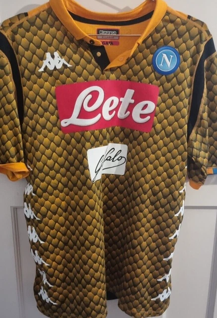 SSC NAPOLI GOALKEEPER kit Snake Kombat Kappa Skin fit men s XL orange BNWT 35.00 PicClick UK