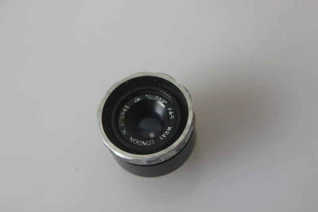 Lente ampliadora Supar vintage Wray London 2" f4,5