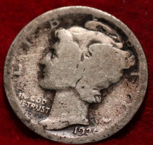 1921 Philadelphia Mint Silver Mercury Dime