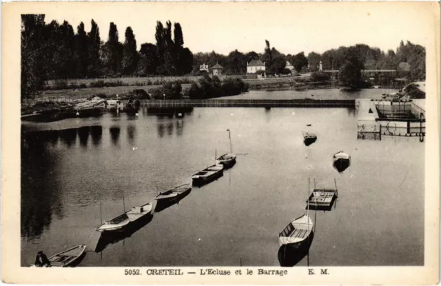 CPA AK Creteil L'Ecluse et le Barrage FRANCE (1282397)