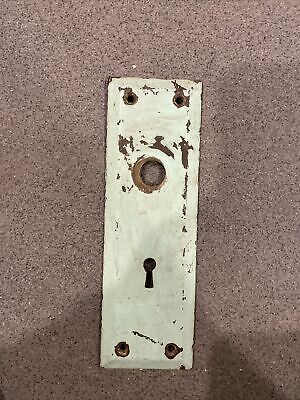 Antique/Vintage Brass Door Plate, Backplate, Escutcheon, Knob, Back Plate