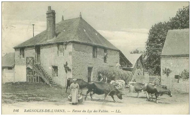 61 . n° 32625 . BAGNOLES DE L ORNE.FERME DU LYS DES VALLEES