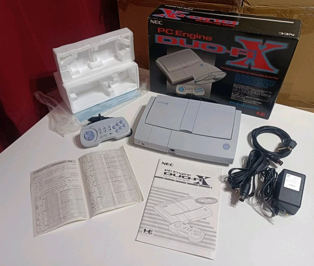NEC PC Engine Duo RX Console Import Japon - Console Rétro Avec Chargeur, Sortie RCA, état TB