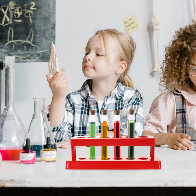 100 Fiale Di Prova In Plastica Trasparente Da Laboratorio Da 12 X 100 Mm Con Tappi A Pressione~p134794327 - Foto 2