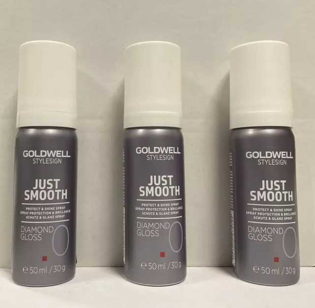 3 X Goldwell Style Sign Just Smooth Diamond Gloss 0 50 ml (94)