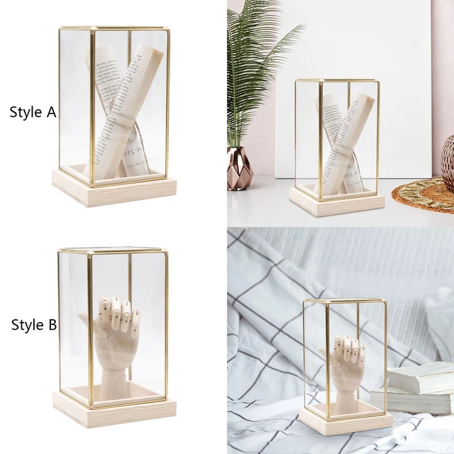 Vitrine à Bijoux En Acrylique Avec 35 Petits Pots – Parfaite Pour Exposers Pierres Précieuses Et Collections