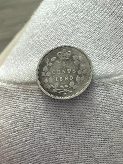 Canada - 5 cents 1880 - argent - Victoria - pièce de monnaie canadienne