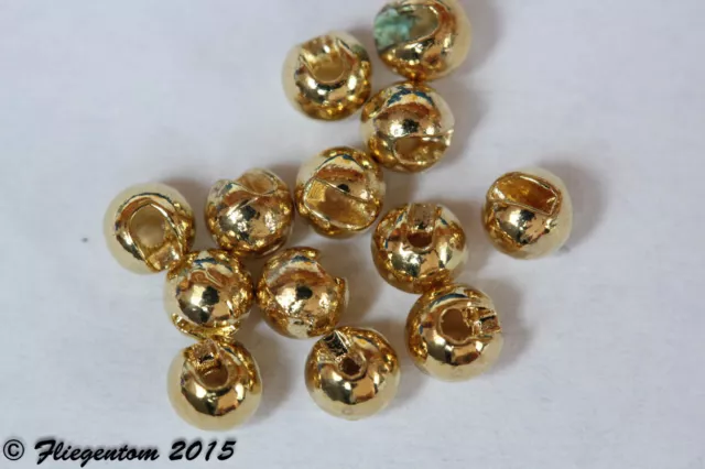 Fliegentom - Tungsten Beads gold 20 pcs