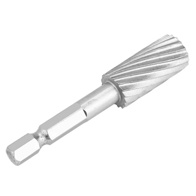 5pcs 1/4inch Hex Shank High Speed Steel Burrs Files Tools For Aluminum