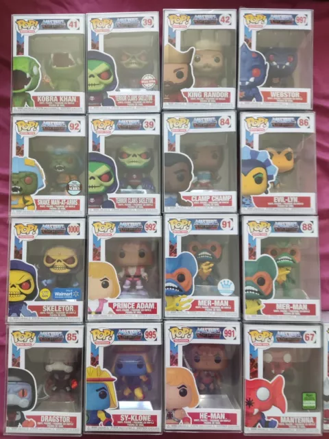 Funko Pop Master of the Universe 17 Figuren