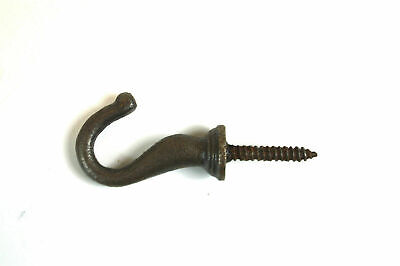 A small vintage style cast iron screw in hook dresser coat hanger SH1