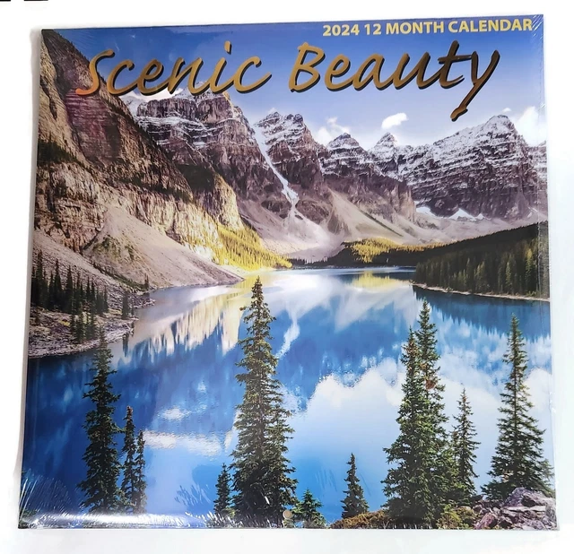 SCENIC BEAUTY 2024 Wall Calendar Great Wall Art 5.99 PicClick