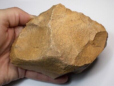 Paleolithic Early human hand axe Acheulian Saharan stone age tool Ref:WB3.AX2