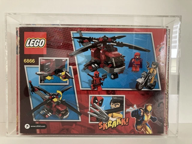 Lego 6866 Marvel Super Heroes X-Men Wolverines Chopper Showdown UKG 85% Deadpool 2