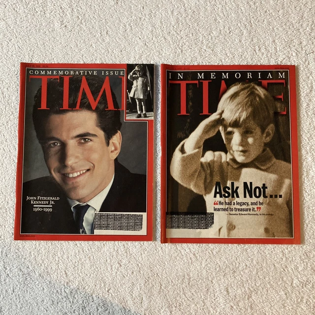 TIME MAGAZINE JOHN f. Kennedy Jr. Commemorative And Memorial Issues £7.
