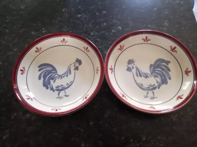 Williams Sonoma Rooster Pasta Bowls Set Of 2