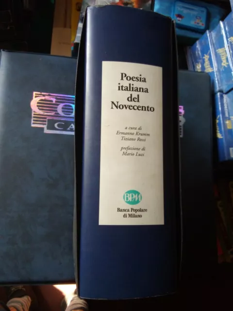 Poesia italiana del Novecento (Krumm Rossi) Banca Popolare di Milano + cofanetto