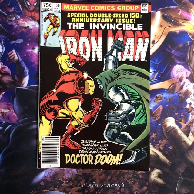The Invincible Iron-Man #150 Newsstand Double-Sized Anniversary (1981)