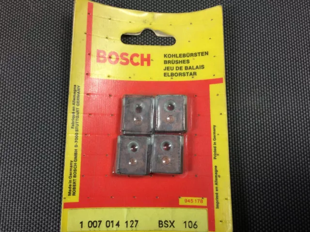 Jeu balais charbons neufs BSX 106 Bosch 1007014127