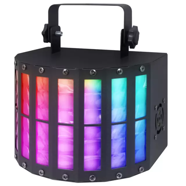 CFX Derby 9 DMX Multi-Colour Beam 3W LED DJ Disco Lighting Effect